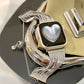 Luxury Streamer Silver Tassel Metal Strap For Apple Watch Band 8 7 6 SE 5 Stainless Steel Bracelet For iWatch 49 41mm 40mm 38mm