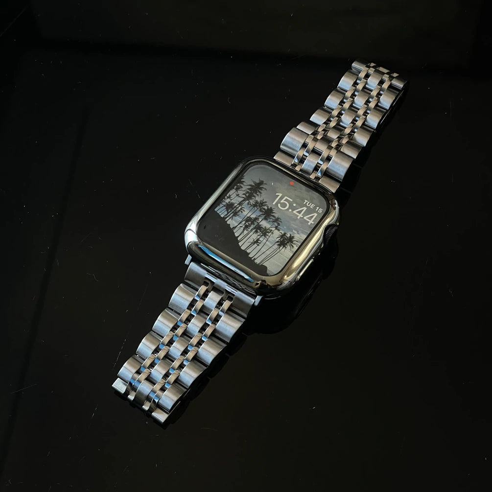 Silver Pablo Apple Watch Strap